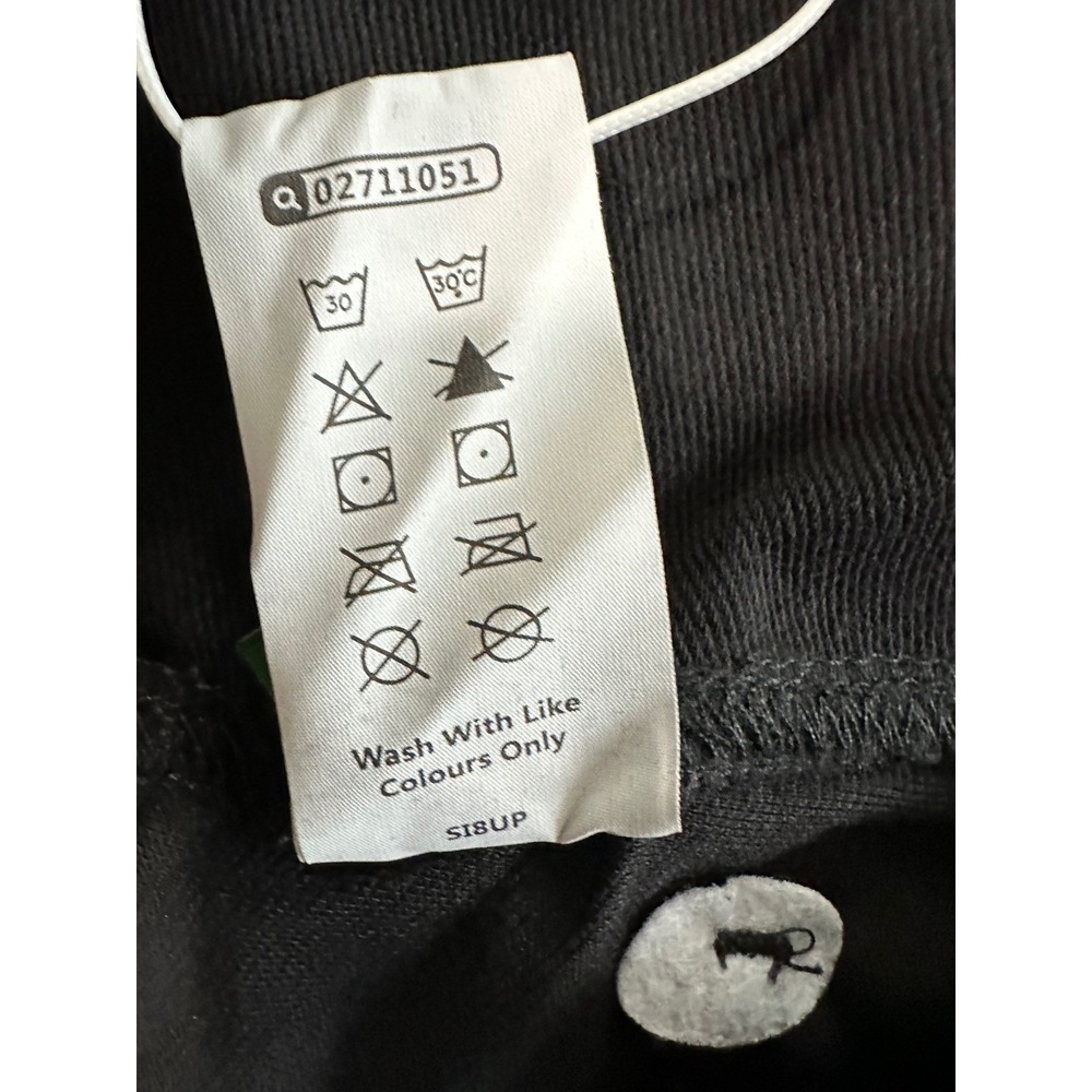 Halara Flex Denim Crossover Flare Pants Women's XLT Tall Black Athleisure NEW - Picture 6 of 13